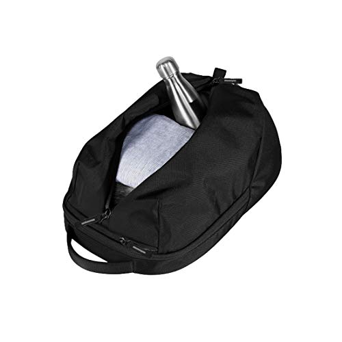 Image of Travel Laptop Backpack, Large Computer Backpack Bag Laptop for Men Women for Hiking /School /College, Black Bookbag Made of Water-Resistant Fabric(12 Month Free Replacement Guaranteed)