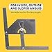 General Tools Protractor and Angle Finder #39, Stainless Steel, Outside, Inside, Sloped Angles, 0° to 180°
