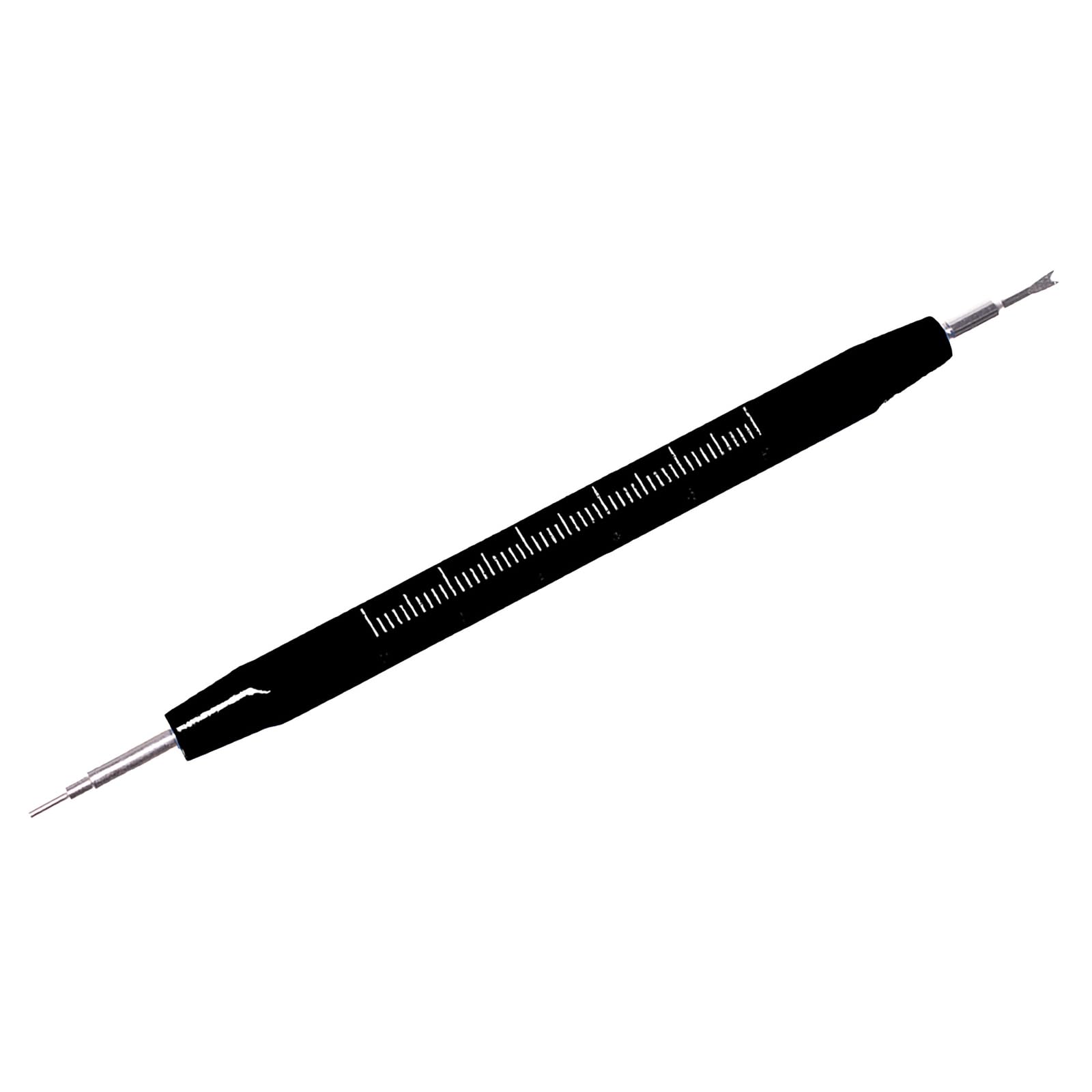 Watchmaker Tool Watch Spring Rod with Measurement Markings Ergonomic Aluminum Grip for Band Installation Aluminum Alloy Watch Screwdriver