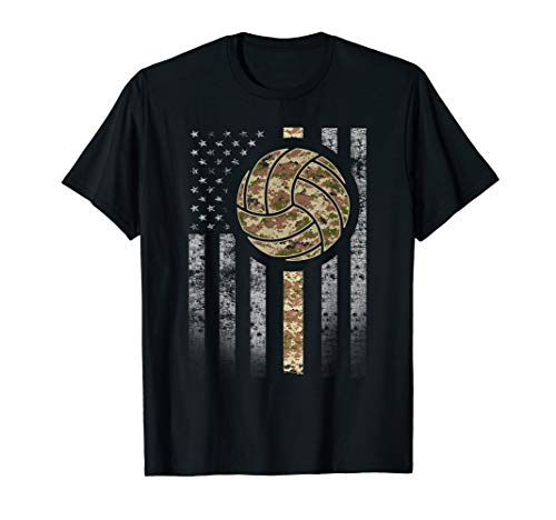 Desert Camouflage Volleyball Flag - Volleyball Desert Camo T-Shirt