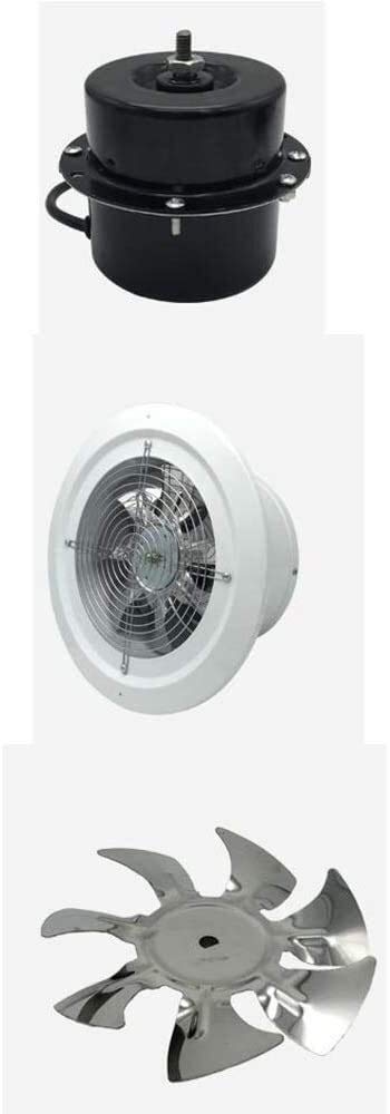 Extractor de Aire de Pared con Panel Redondo, 2800 Vueltas, Alta Velocidad, Potente, para baño, Ventana, 250 mm