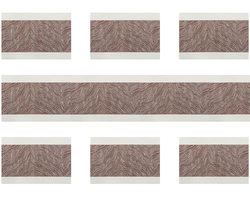 Image of Dining Table Placemats & Runner Set - Heat Resistant, Washable & Stain Resistant Woven Vinyl Mats | Table Runner & 6 Placemats Set for Stylish Dining (45x30 cm Placemats, 180x30 cm Runner)