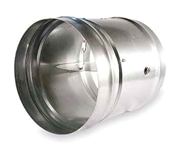 Dayton Round Fire Damper, 165 Deg F, 13-5/8 In. D - 2TFZ6