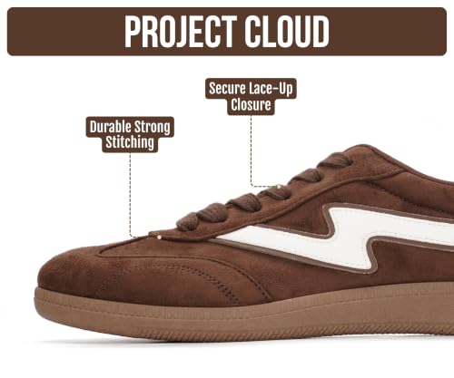 Image of Project Cloud Non-Slip Fashion Sneakers for Women, Lace-Up Shoes