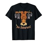 Lustig Elch Be different oder sei anderes Motivation Inspiration Spruch Geschenk für Elche und Fledermäuse Liebhaber.