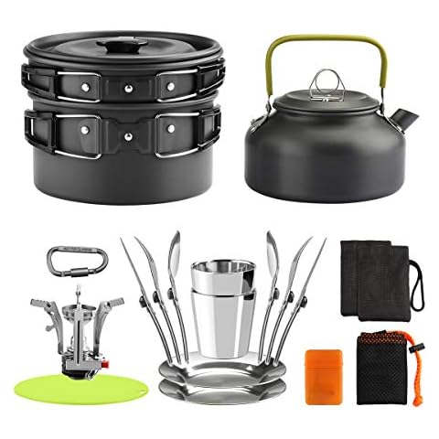 Camping Geschirr Set 2 Personen Cover
