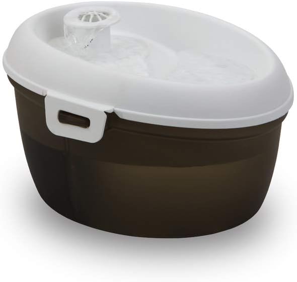 Fuente para Gatos Cat H2O Mini 40 oz con Filtro Blanco y Negro miniatura 3