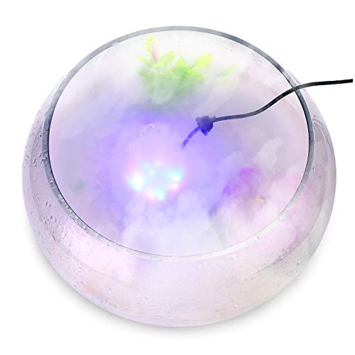Fitnate 350Ml/H Mist Maker Fogger,12 Led Color Changing Fog Atomizer Air Humidifier, With Adjustable Fog Controller, For Water Fountain Pond Rockery Vase Birdbath. #TOP4