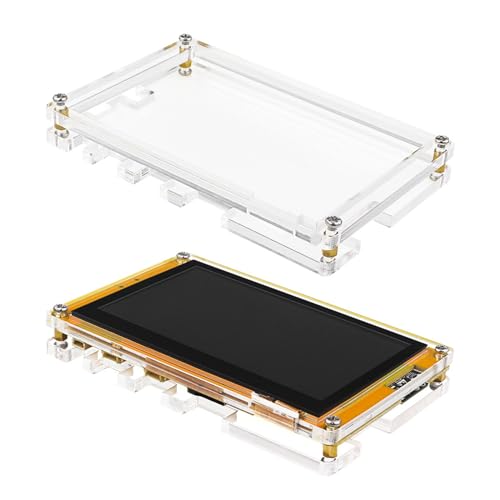 Kit de boîtier en acrylique rigide pour écran IPS coloré et module LVGL 4,3" - 3