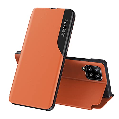 Celular Capa Samsung Galaxy S23 FE Case Função de Sono Inteligente(Exibidas hora e data) Função de S