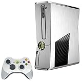 LidStyles Vinyl Protection Skin Kit Decal Sticker Compatible with Microsoft Xbox 360 Slim (MTS #1 (Aluminum))