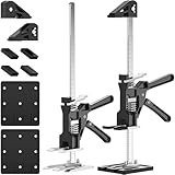 RENYINDA Labor-Saving Arm Jack Multifunctional Construction Jacks, Furniture Jacks，Lift Height 9 inches 400lb Load-Bearing for Installing Windows and Doors, Lifting Furniture, Woodworking Tools