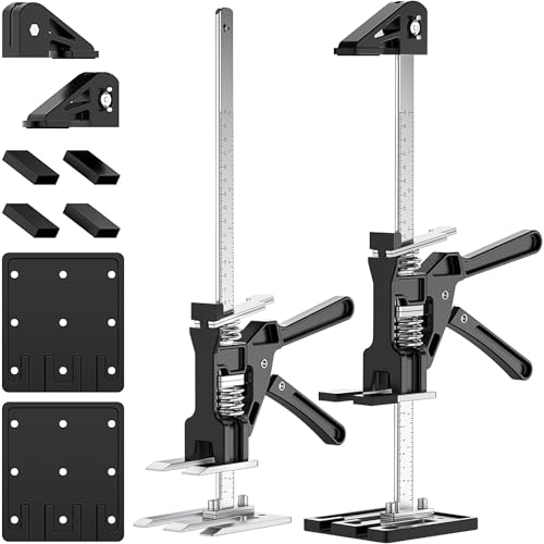 Image of RENYINDA Labor-Saving Arm Jack Multifunctional Construction Jacks, Furniture Jacks，Lift Height 9 inches 400lb Load-Bearing for Installing Windows and Doors, Lifting Furniture, Woodworking Tools