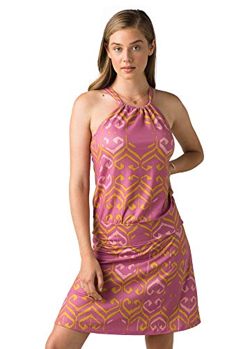 prAna Vestido feminino padrão Avore, Cassis Azulejos, GG
