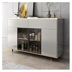 WALNUT Buffet en Ardoise entrée Minimaliste Porche Armoire Salon Mur casier Restaurant Style Italien (Color : A)