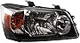 Evan-Fischer Headlight Lens and Housing Compatible with 2007 Toyota Highlander Passenger Side