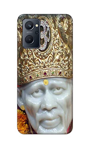 Image of PRINTFIDAA Sai Baba Lord Shiridi Great God Hinduism Hindu Religious Printed Designer Hard Case for Realme 9i Back Cover -(e) RPM1005