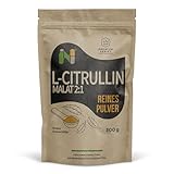 NUPA L-Citrullin Malat 2:1 Pulver, 300g, 60 Portionen, Geschmacksneutral, Premium Serie, inkl....