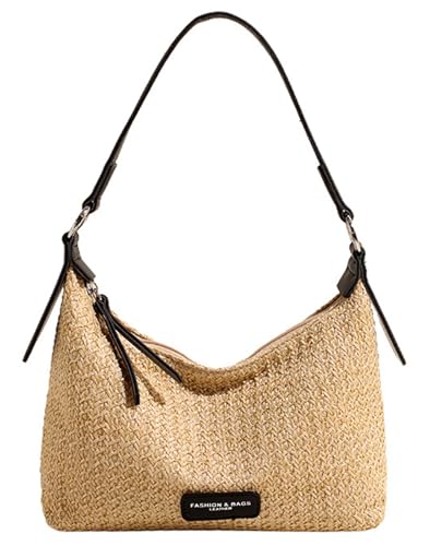 Bolso de verano tejido para mujer estilo bandolera color arcoíris miniatura 1