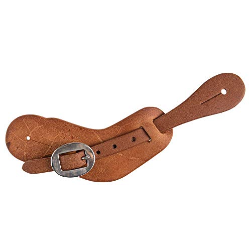 NRS Oiled Roughout Cowboy Spur Straps