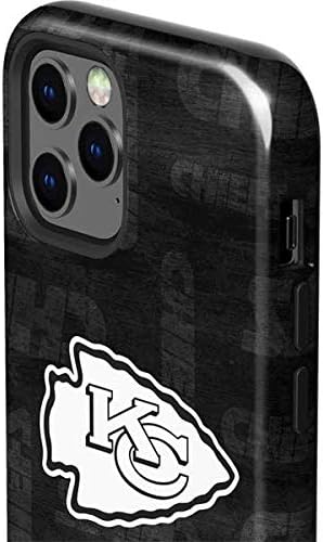 Skinit Impact Phone Case Compatible with iPhone 12 Pro Max - Officially Licensed NFL Kansas City Chiefs Black & White Design