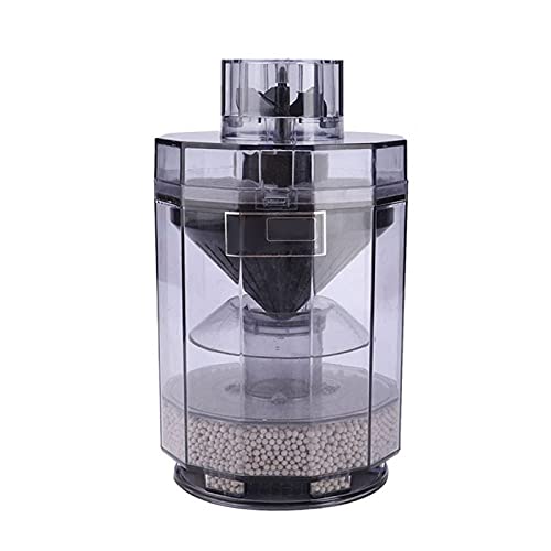 Filtro per pesci, filtro per acquario multifunzionale Secchio per acquario di forma rotonda Aspiratore automatico Cartuccia filtro bio con palline biologiche per filtro per acquario Palline biologiche