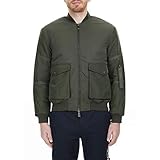 Armani Exchange Herren Double Colour Blouson Bomberjacke, Grün (Deep Depths 1842), M