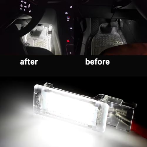 Maletero oscuro solución con luces para espacio de los pies 6
