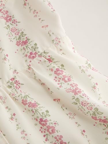 Image of CIDER Floral Dress for Women Summer Mini Sundresses Spaghetti Strap Cute Vacation Dresses Boho Casual Outfits