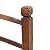 AHUMPALY Carbonized Wood Arch Bridge - Small Outdoor Garden Landscape Bridge, Anti-Corrosive Fir Material, Moisture-Proof, 500lbs Load Capacity