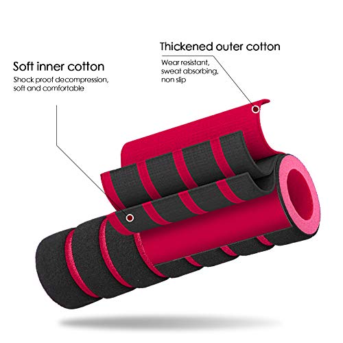 2 Pairs Soft Foam Bike Bar, Colorful Bike Handlebar Grips, Non-Slip Sponge Bicycle Handle Grip, Bike Hand Grip For Tricycle Wheel Chair Mountain Bike Foldable Bicycle Motorcycle Handle #TOP3