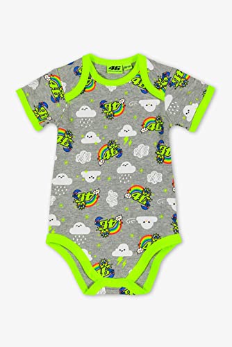 VR 46 Sol Y Luna Body para bebé, Niños, Mel. Gris, 12 Meses Cover
