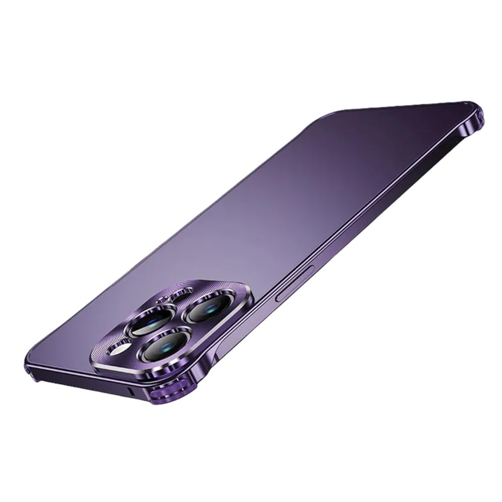 Amazon.co.jp: メタルフレームアルミニウムレンズ保護電話ケースFor