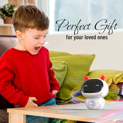 Mirana Mr. Robot | Smart Interactive Talkback Toy for Kids | USB Rechargeable Type-C | in-Built Music | Best Gift for Boys & Girls 2 3 4 5 6 7 8+ Years (White) - Image 4