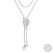 Produktbild MOCCI 2019 Frühling schillernde und tanzende Schmetterlinge Halskette für Frauen 925 Silber DIY passt für Original Pandora Armbänder Charme Modeschmuck