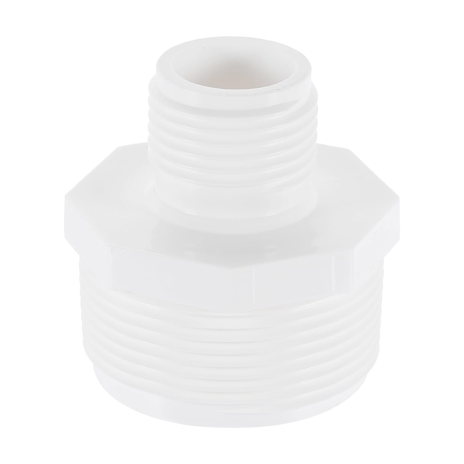 Adaptateur de tuyau d'arrosage mâle NPT raccord plastique blanc pour pompe de réservoir