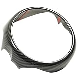 Tbest CENTER -Konsolen -Tachometerabdeckung Carbon Faser Glanz ABS Kunststoff Armaturenbrettinstrumententafel Trim -Armaturenstrich -Spedition für Mini R54 R55 R56