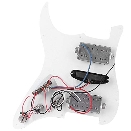 Keenso Pickguard chargé de Strat, Carte de Guitare électrique 2 Couleurs chargée Pickguard Humbucker avec Micro HSH pré… - Les Beatles, Paul McCartney, John Lennon, RIngo Starr, George Harrison Keenso Pickguard chargé de Strat, Carte de Guitare électrique 2 Couleurs chargée Pickguard Humbucker avec Micro HSH pré… – Image 5