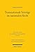Transnationale Vertrage im nationalen Recht: Theorie und Dogmatik transnationaler Ordnungsstrukturen am Beispiel von Mustervertragen im Finanzbereich