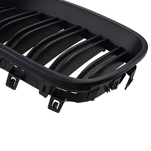 Rejillas delanteras para 5 Series E60 E61 de parachoques frontal negro brillante 2