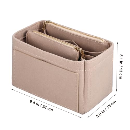 Organiseur de sac à main feutre compartiments multiples et poches - 2