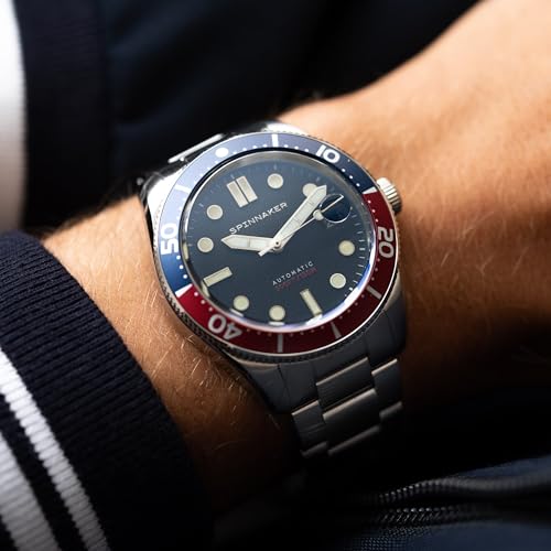 Image of Spinnaker Men's 40mm Croft Mid-Size Automatic Watch with Leather Strap SP-5100