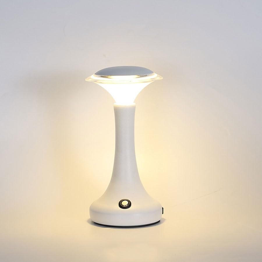 Lampada da Tavolo Lampada da Comodino for Camera Letto, Studio, Decorazione, Luce Notturna, Soggiorno, Bar, scrivania Lampada da Tavolo Romantica | Sleek acrylic desk lamp with warm glow, ideal for bedside, living room, or desk decor.