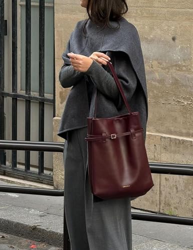 Kissonic Women's Oversized Scarf Jacket Shawl Wraps Knit Long Sleeve Button Winter Peacoat(Grey-M)3