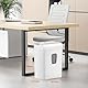 Bonsaii Aktenvernichter P4, 12-Blatt Kreuzschnitt, 21 L, Shredder Kreditkarten/CDs/Klammern, Geeignet für Büro und Heimgebrauch, C243-A