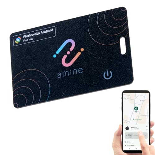 ロジテックダイレクト Android スマートタグ 紛失防止タグ サーチタグ Google デバイス 探す 対応 amine 使い切り 忘れもの防止タグ 位置確認 追跡 探し物発見 アンドロイド スマホ 薄型 小型 カード型 財布 LGT-LWNNCD1BKG