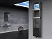 Produktbild BADHEIZKÖRPER mit Spiegel Design Singapur 3 180x47cm 1118Watt anthrazit - moon +2 Halter 50mm SZAGATO Handtuchwärmer Handtuchtrockner Handtuchhalter Paneelheizkörper vertikal Mittelanschluß