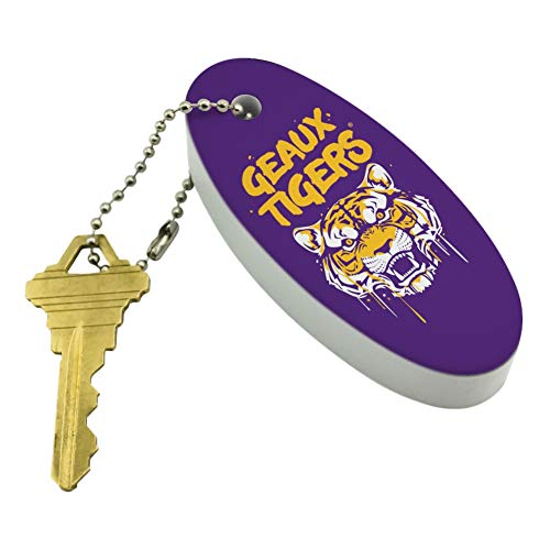 Graphics & More LSU Geaux Tigers Floating Keychain #TOP2