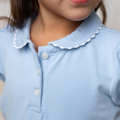 Hope & Henry Girls' Short Sleeve Flutter Sleeve Knit Top3