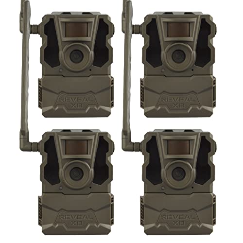 TACTACAM Reveal XB Cellular Trail Camera, No Glow - Verizon & AT&T - Qty 4 - Tactacam
